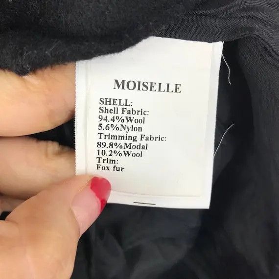 Other Vtg MOISELLE PARIS FRENCH Fox Fur Trench Coat Parka Jacket Size S / US 4 / IT 40 - 6 Thumbnail