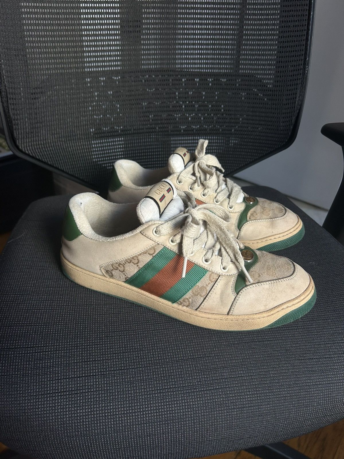 Gucci Gucci Screener Sneaker Trainer Size US 10 / EU 43 - 1 Thumbnail