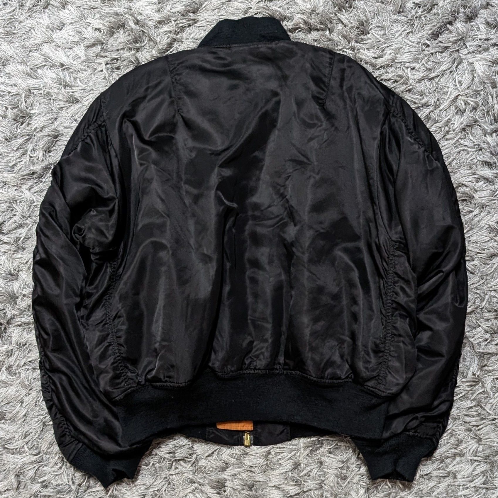 Vintage Vintage Surplas Black MA-1 Bomber Jacket JJJ Flight Jacket Size US M / EU 48-50 / 2 - 3 Thumbnail