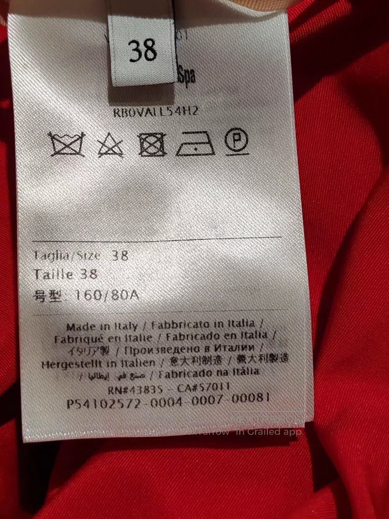Valentino Valentino Red sleeveless pleated dress Size S / US 4 / IT 40 - 4 Thumbnail