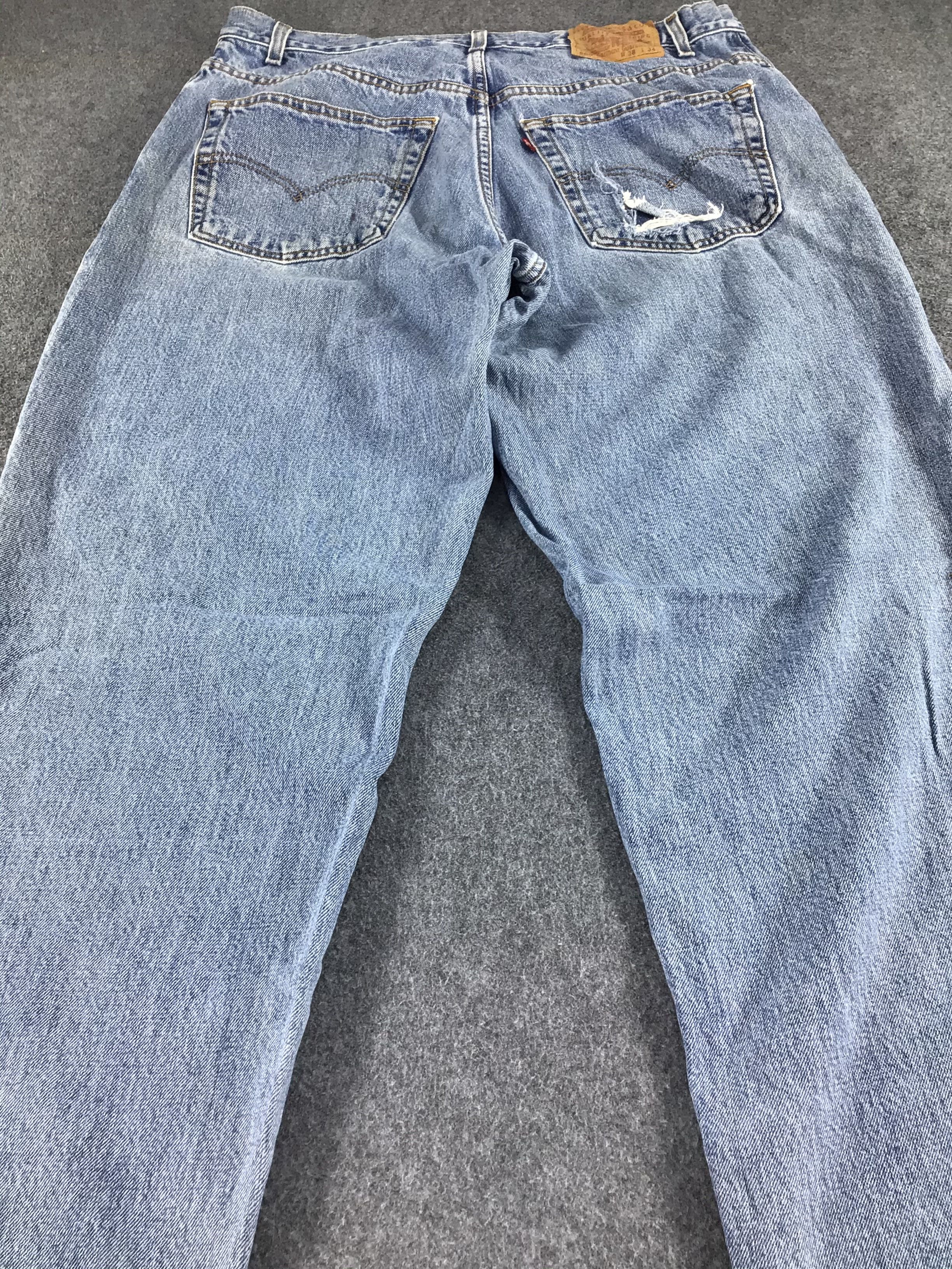 Levi's Vintage Levis 560 Jeans Faded Blue Denim -J464 Size US 37 - 4 Thumbnail