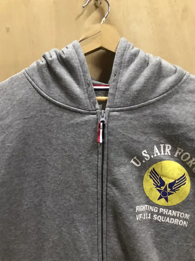 Japanese Brand U.S. Air Force Hoodies Size US XL / EU 56 / 4 - 4 Thumbnail