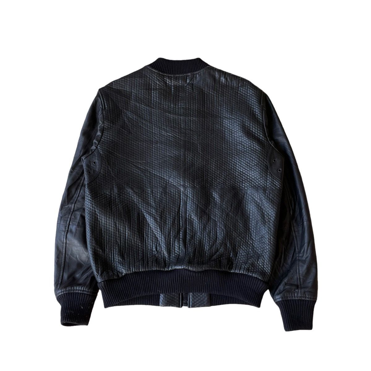 Vintage Diesel Sheepskin Leather Bomber Jacket