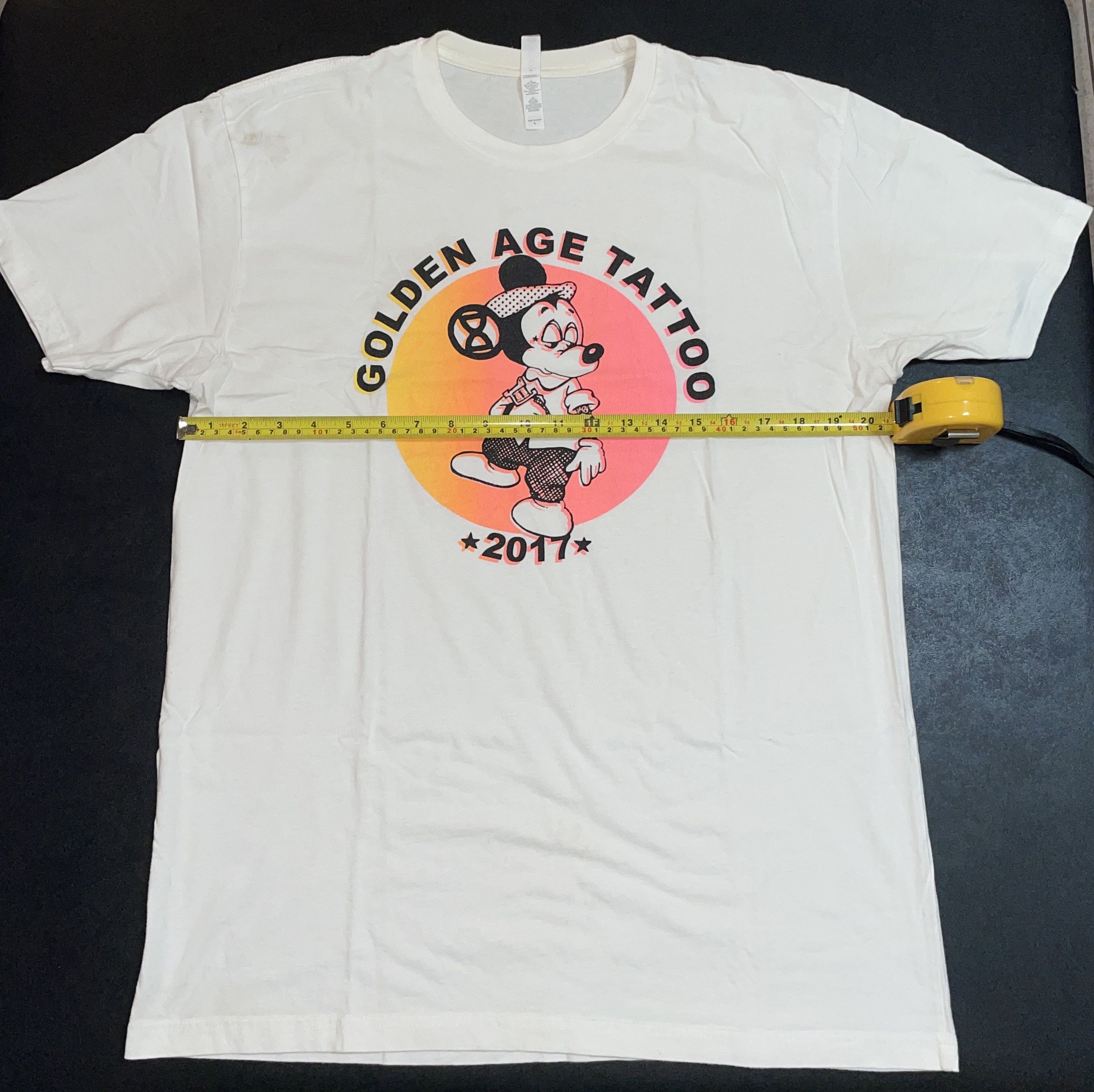 Other Golden Age Tattoo white shirt Mickey Mouse 2017 size large Size US L / EU 52-54 / 3 - 3 Thumbnail