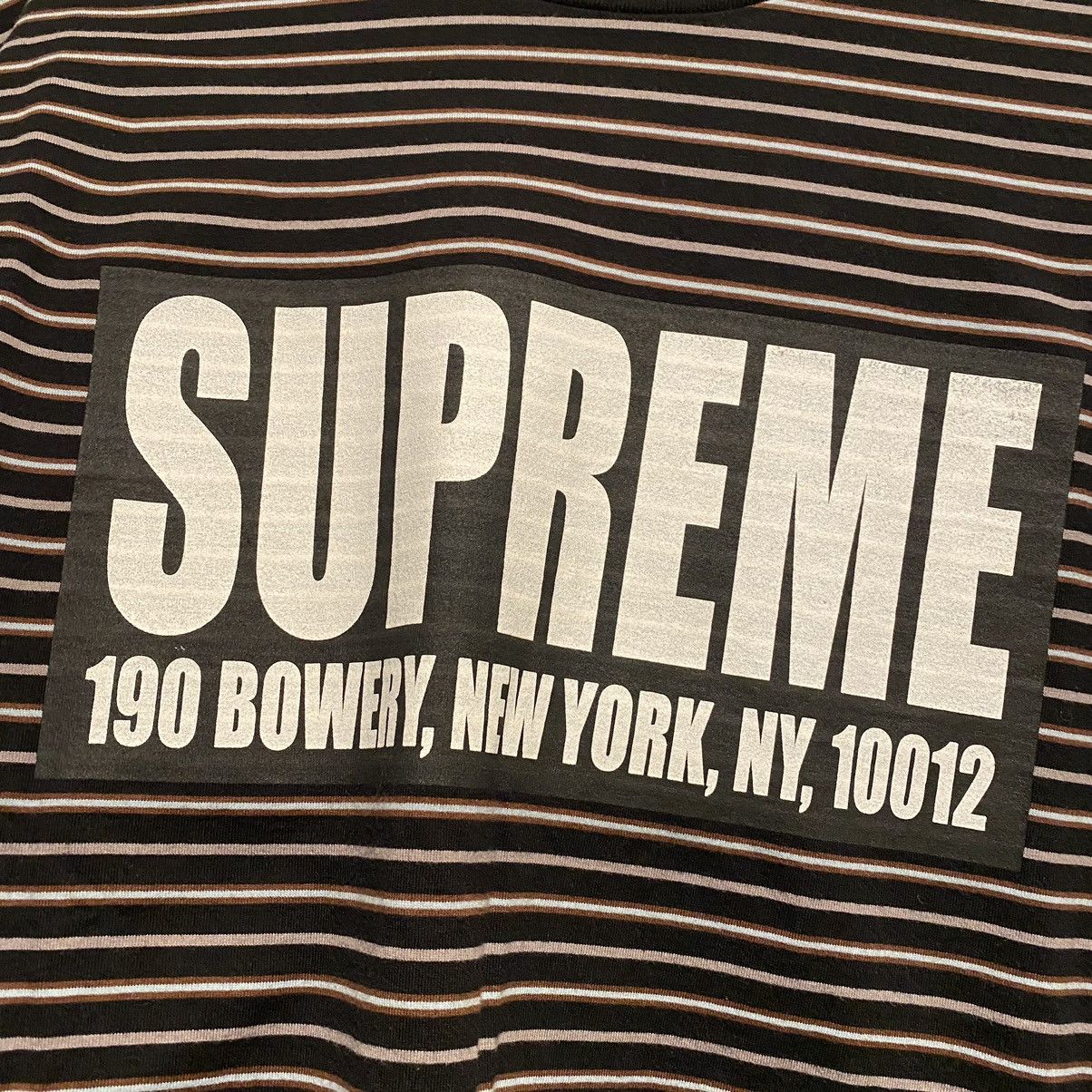 Supreme Supreme Thin Stripe Longsleeve Top Black Size US L / EU 52-54 / 3 - 3 Thumbnail