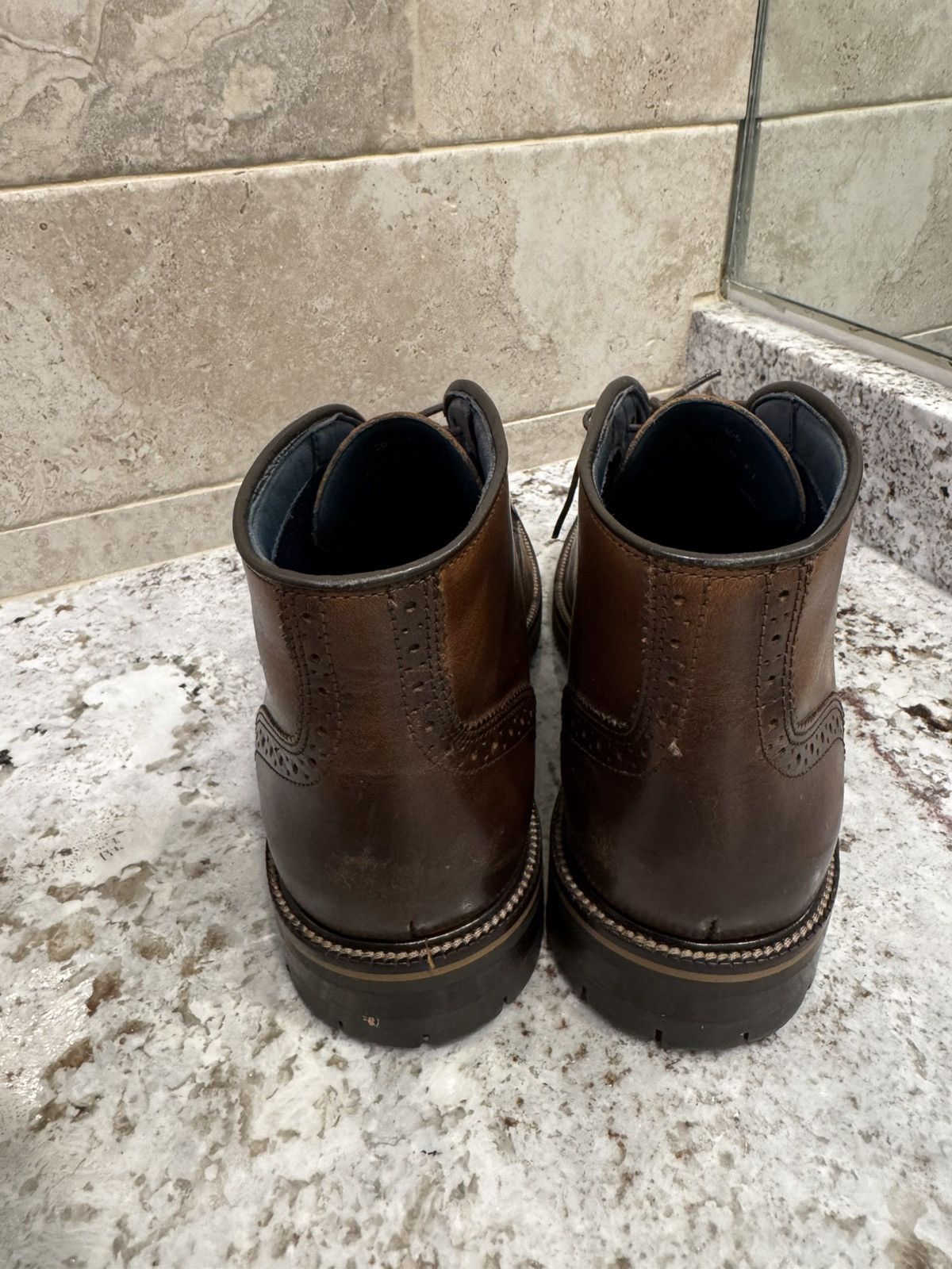 Johnston & Murphy Johnston & Murphy Dark Brown Chukka Boots Size US 10 / EU 43 - 5 Thumbnail