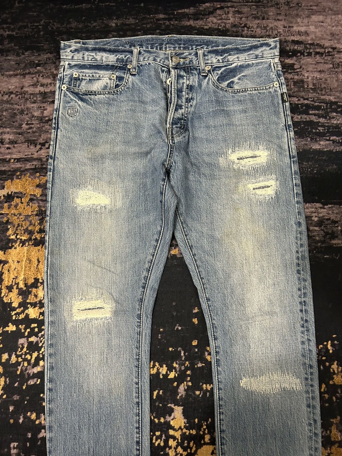 Neighborhood Neigborhood X izzue Rippert Jeans Size US 34 / EU 50 - 6 Thumbnail