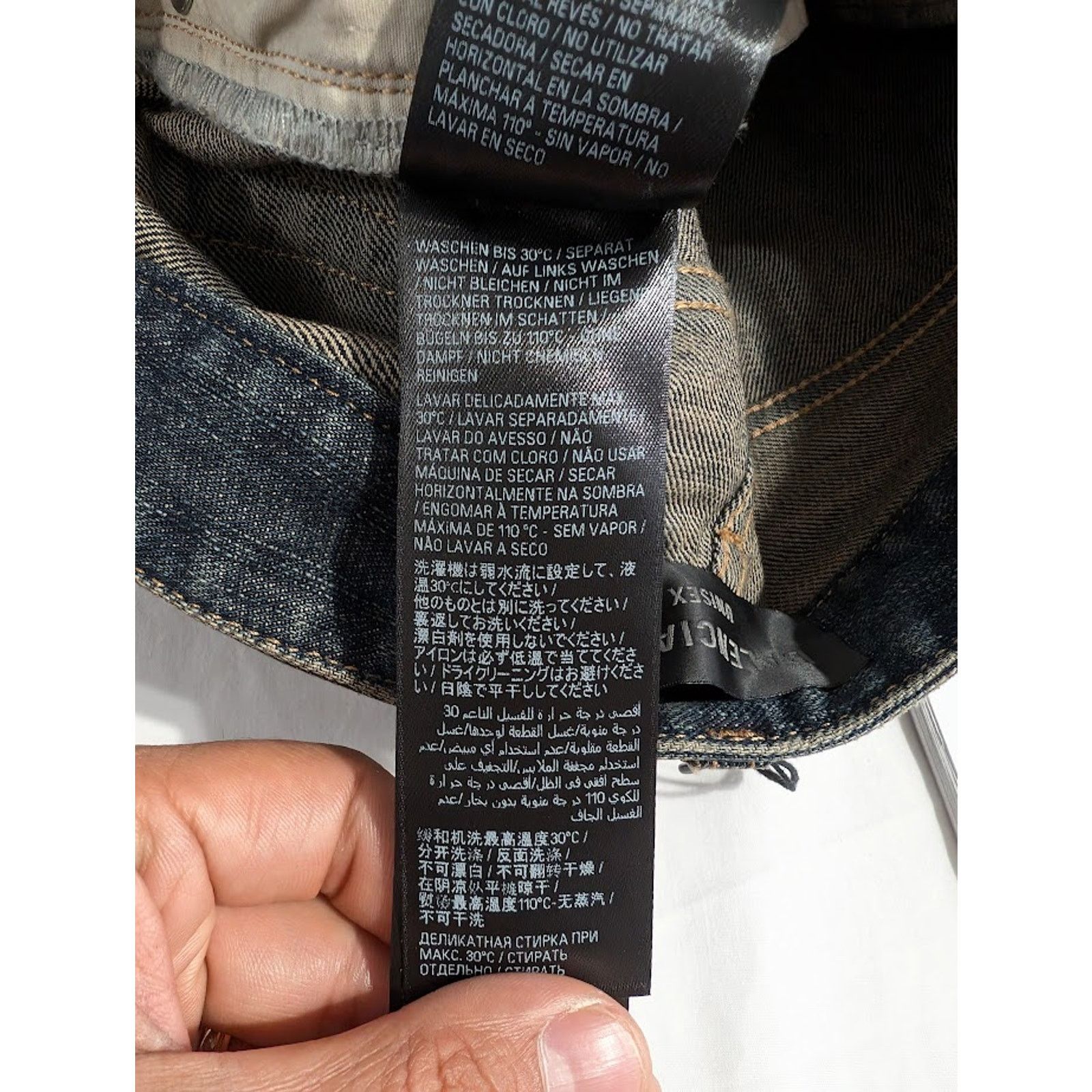 Balenciaga o1rshd1 Denim Shorts in Light Blue Size US 32 / EU 48 - 15 Thumbnail