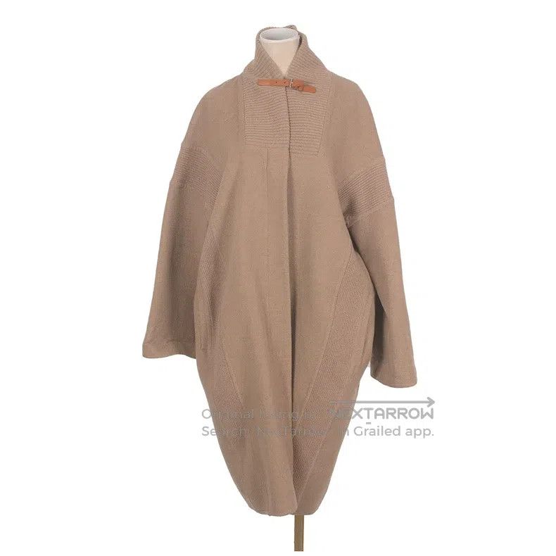 Hermes Hermes Solid-colored cashmere overcoat Size XS / US 0-2 / IT 36-38 - 1 Thumbnail