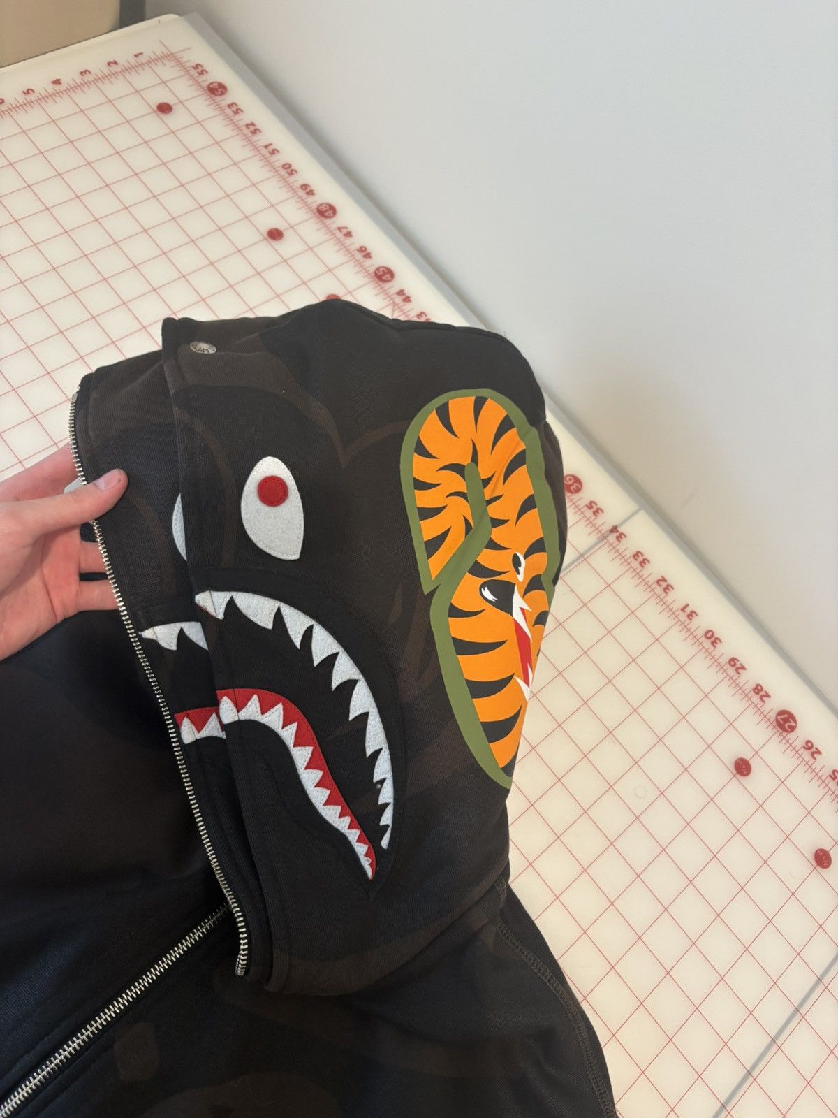 Bape Bape usa double shark hoodie Size US S / EU 44-46 / 1 - 4 Thumbnail