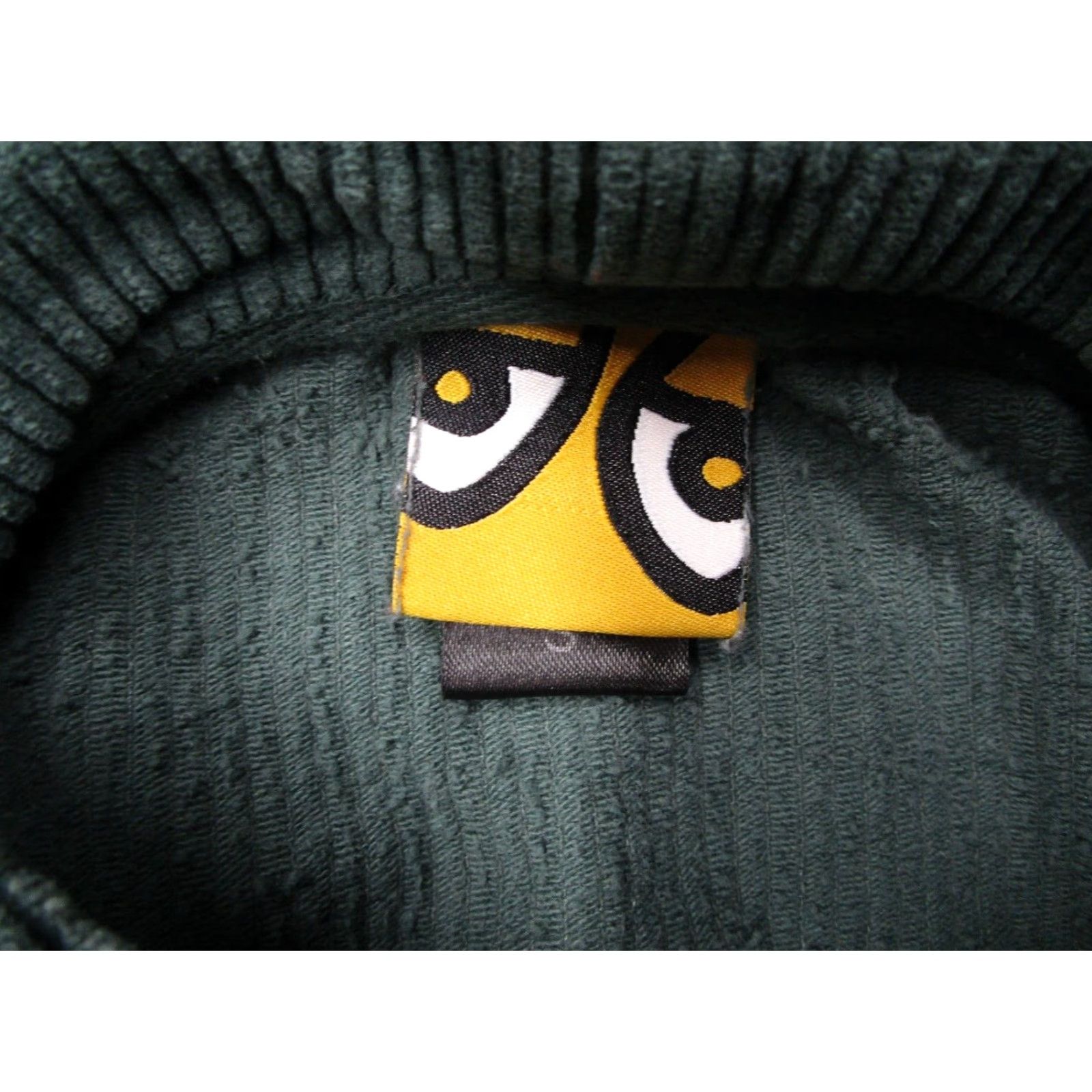 Vintage Krooked Skateboarding Mens Small Green Corduroy Pullover Hoodie Skate Eyes Size US S / EU 44-46 / 1 - 3 Thumbnail
