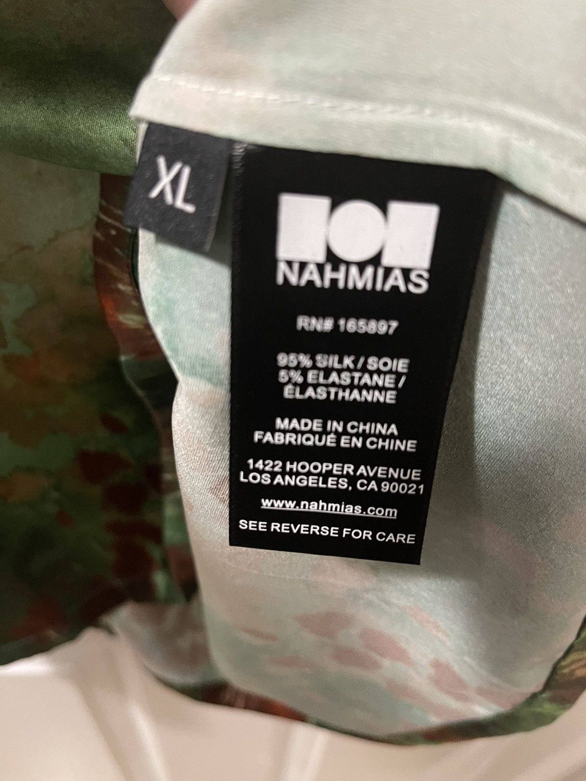 Nahmias Nahmias Silk Shirt XL Summer Amiri Versace Size US XL / EU 56 / 4 - 3 Thumbnail