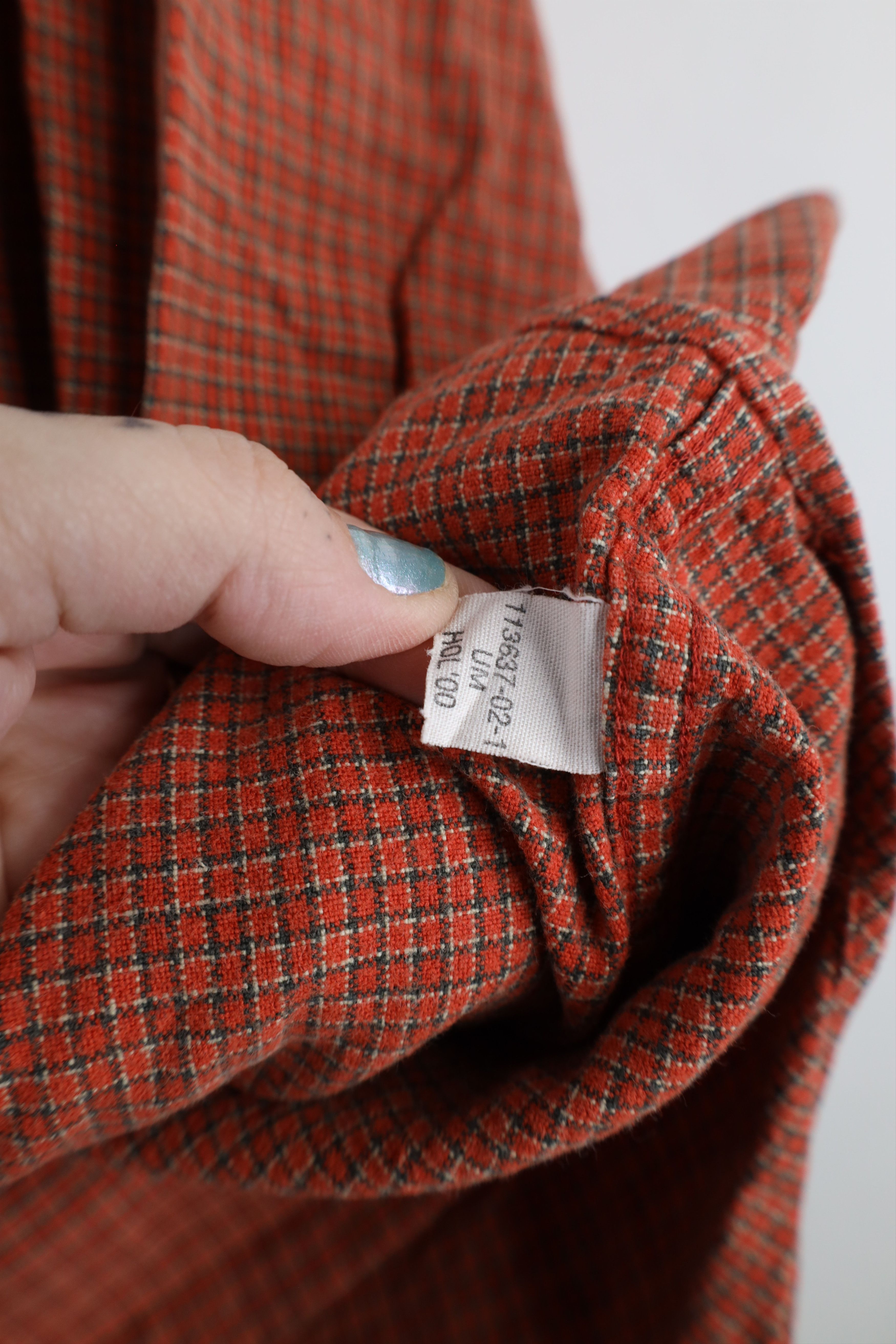 Gap × Vintage Vintage 90s Gap Heavyweight Collared Button Shirt Orange Size US M / EU 48-50 / 2 - 6 Thumbnail