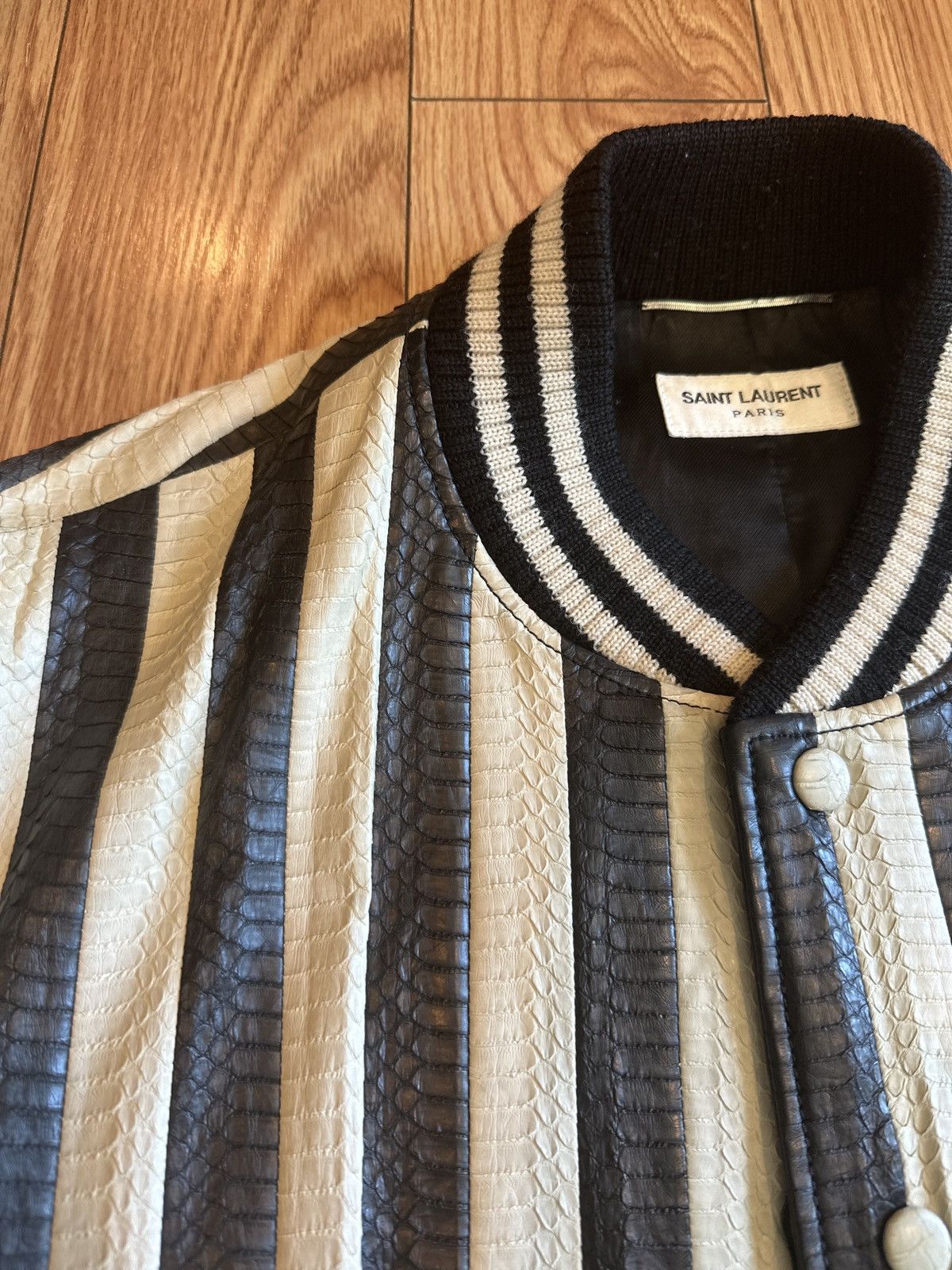 Yves Saint Laurent Saint Laurent 2018 python leather teddy Size US L / EU 52-54 / 3 - 5 Thumbnail