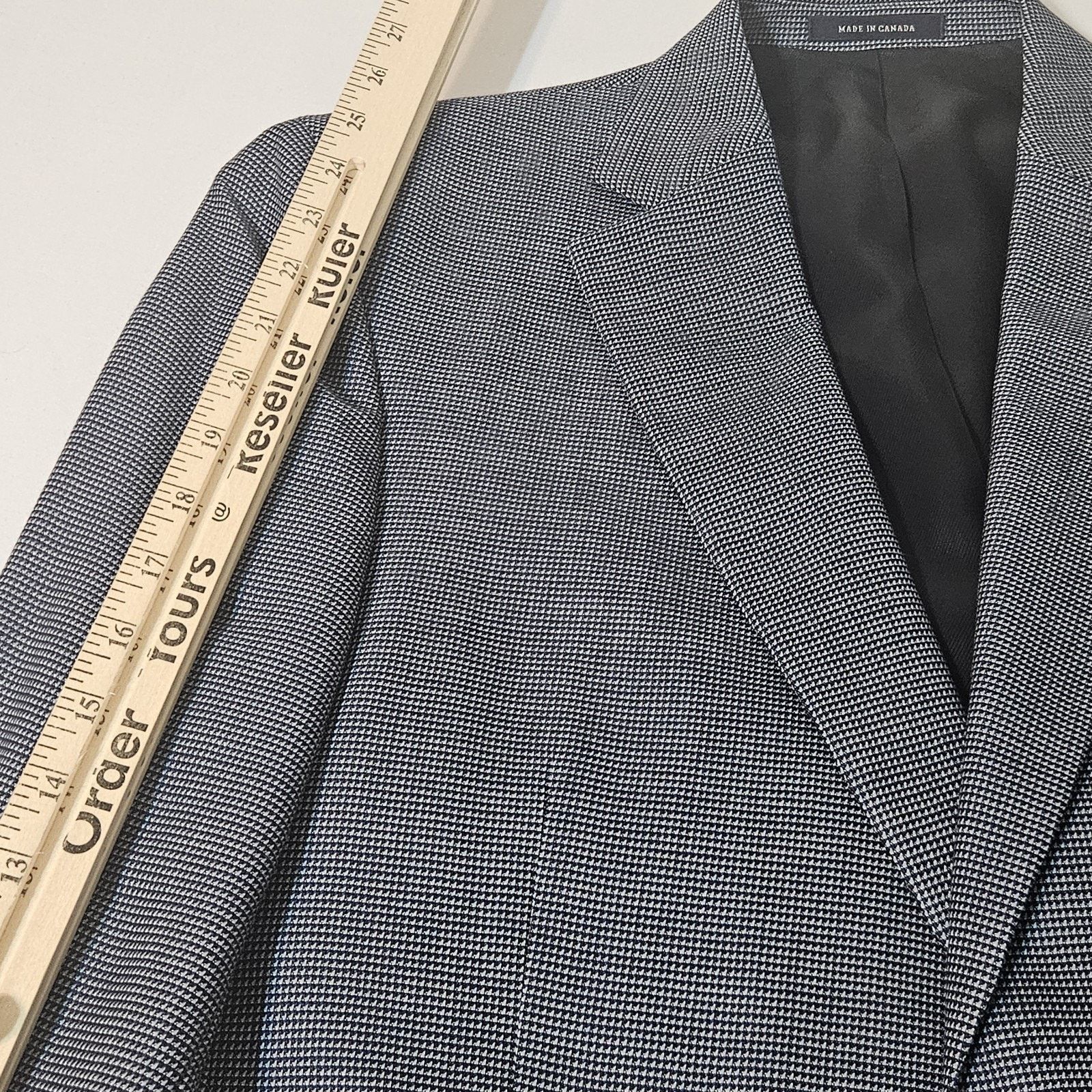 Daniel Cremieux Ing Loro Piana Cremieux Men’s Wool Sport Coat Blazer 42R Size 42R - 7 Thumbnail