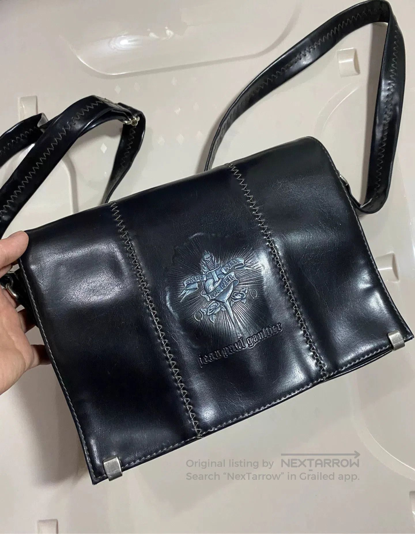 Jean Paul Gaultier Jean Paul Gaultier Envelope Crossbody Bag. Size ONE SIZE - 1 Thumbnail