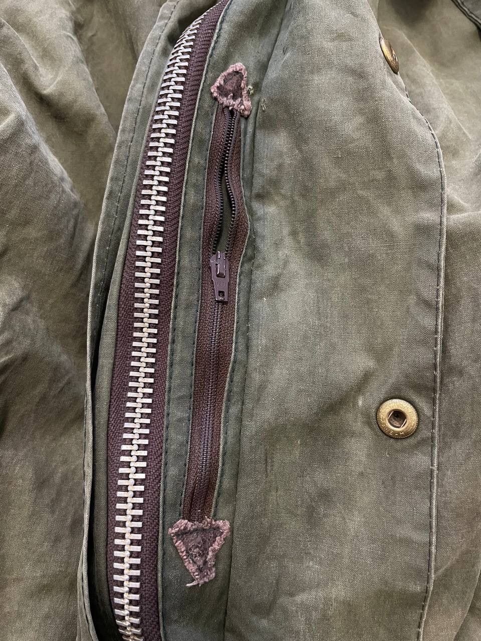 Barbour Vintage Barbour Border Waxed Cotton Jacket Made In England Size US L / EU 52-54 / 3 - 9 Thumbnail