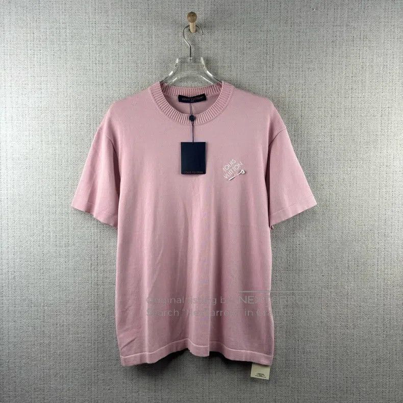 Louis Vuitton Louis Vuitton SS24 Pin Letter Embroidery Knit Crew Neck Sh Size US M / EU 48-50 / 2 - 1 Thumbnail