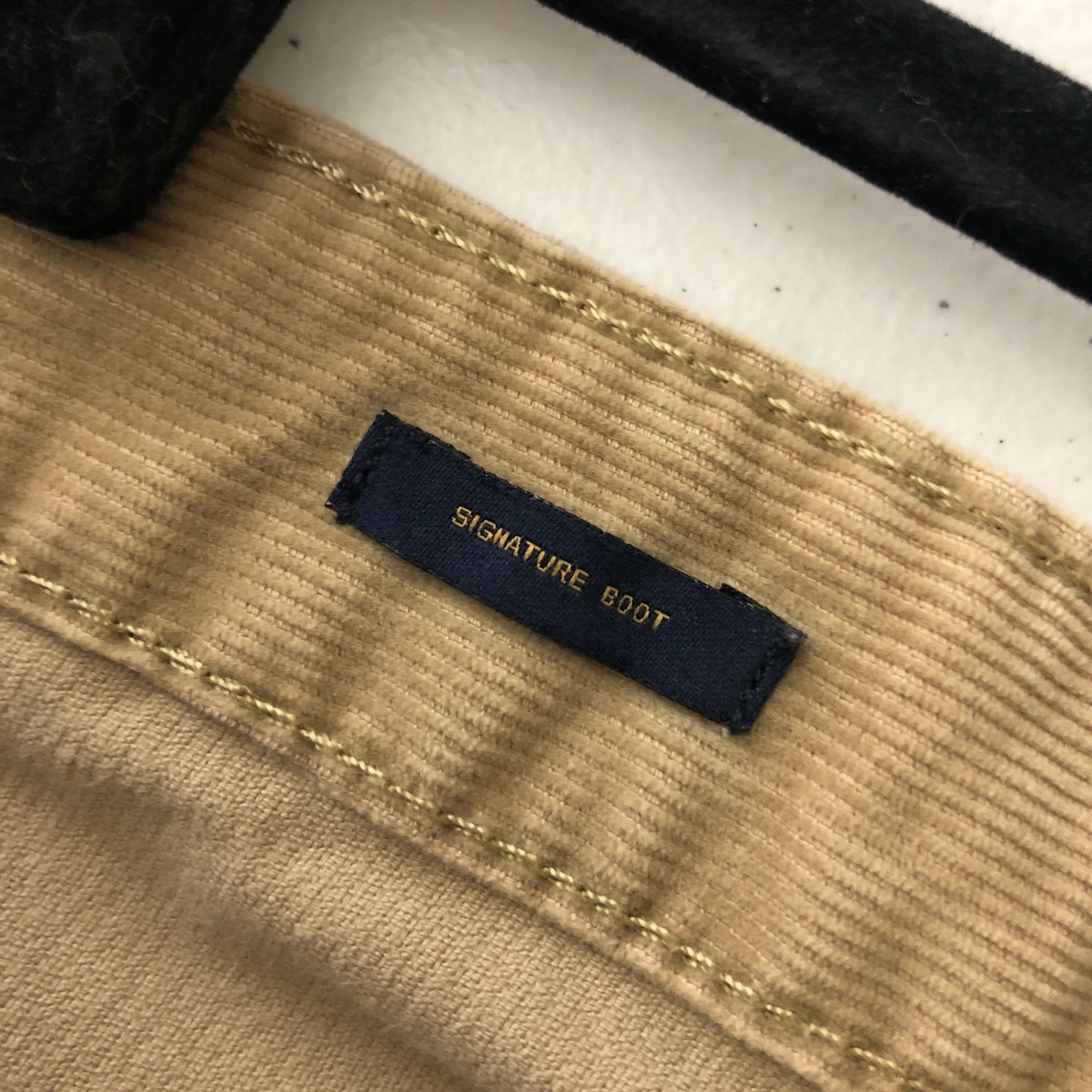 Talbots Talbots Womens Signature Boot Corduroy Pants Beige Stretch 1 Size 34" / US 12 / IT 48 - 4 Thumbnail