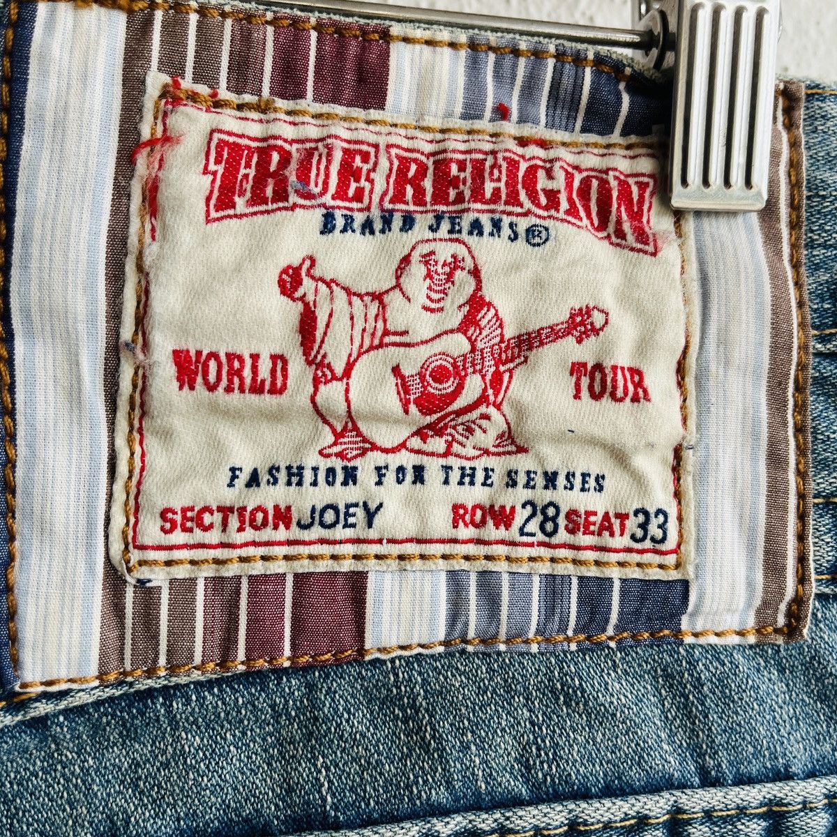 Seditionaries Flared TRUE RELIGION Distressed Patches Sashiko Jeans Size US 28 / EU 44 - 13 Thumbnail