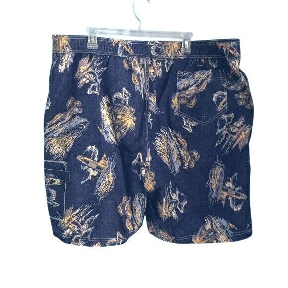 Lands' End Lands End XXL 44-46 Mens Blue Swim Trunks Shorts Bathing Sui Size US 44 / EU 60 - 6 Thumbnail
