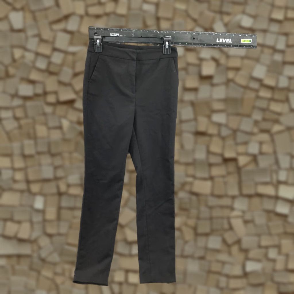 Zara Zara Pants Womens Size 4 Black Ankle Hook Eye Size 27" / US 4 / IT 40 - 1 Thumbnail