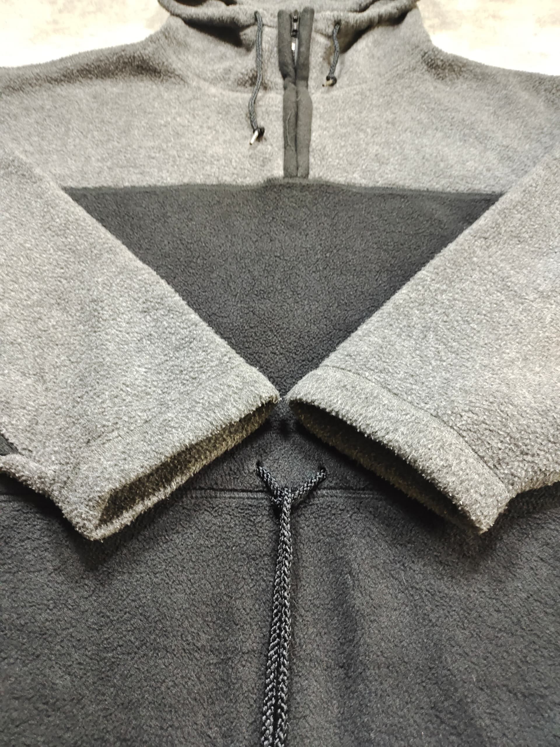 DKNY DKNY Fleece Winter Athlete Two-Tone Half-Zip Oversized Fit Size US M / EU 48-50 / 2 - 5 Thumbnail
