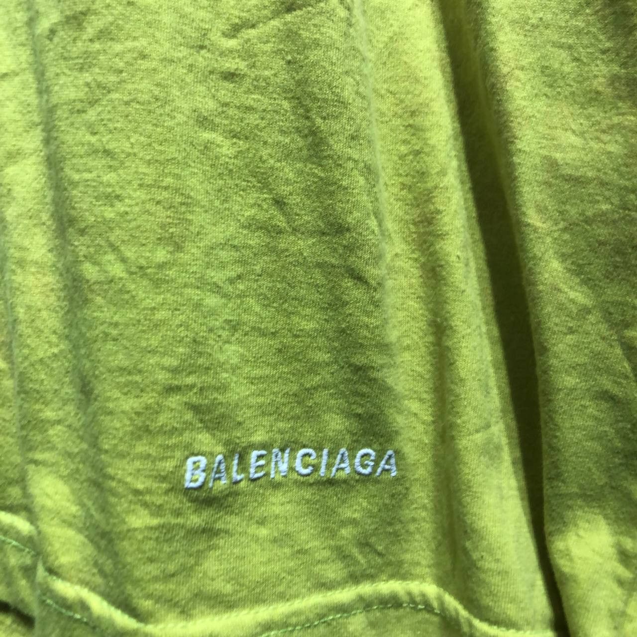 Balenciaga Balenciaga spell out hem logo embroidered tee Size US L / EU 52-54 / 3 - 2 Thumbnail