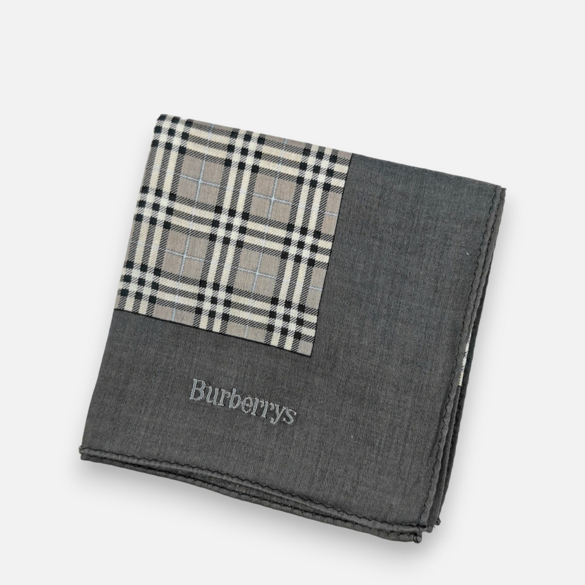 Burberry Vintage Burberry Handkerchief Pocket Square Bandana Size ONE SIZE - 2 Thumbnail