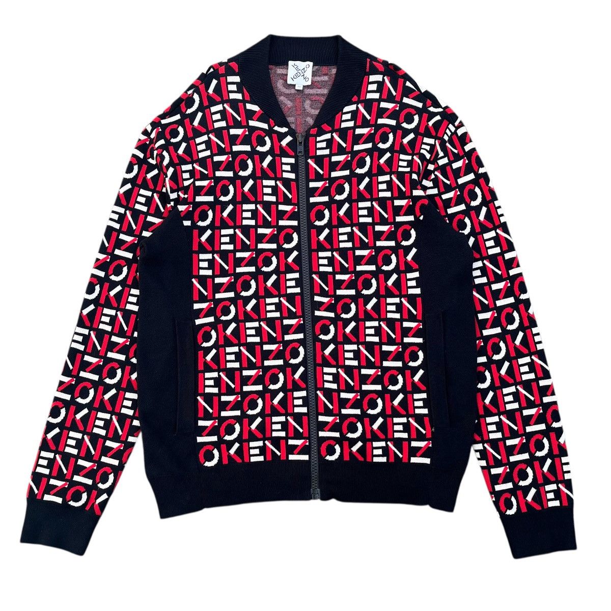 Kenzo KENZO MONOGRAM KNITWEAR Size US M / EU 48-50 / 2 - 1 Thumbnail