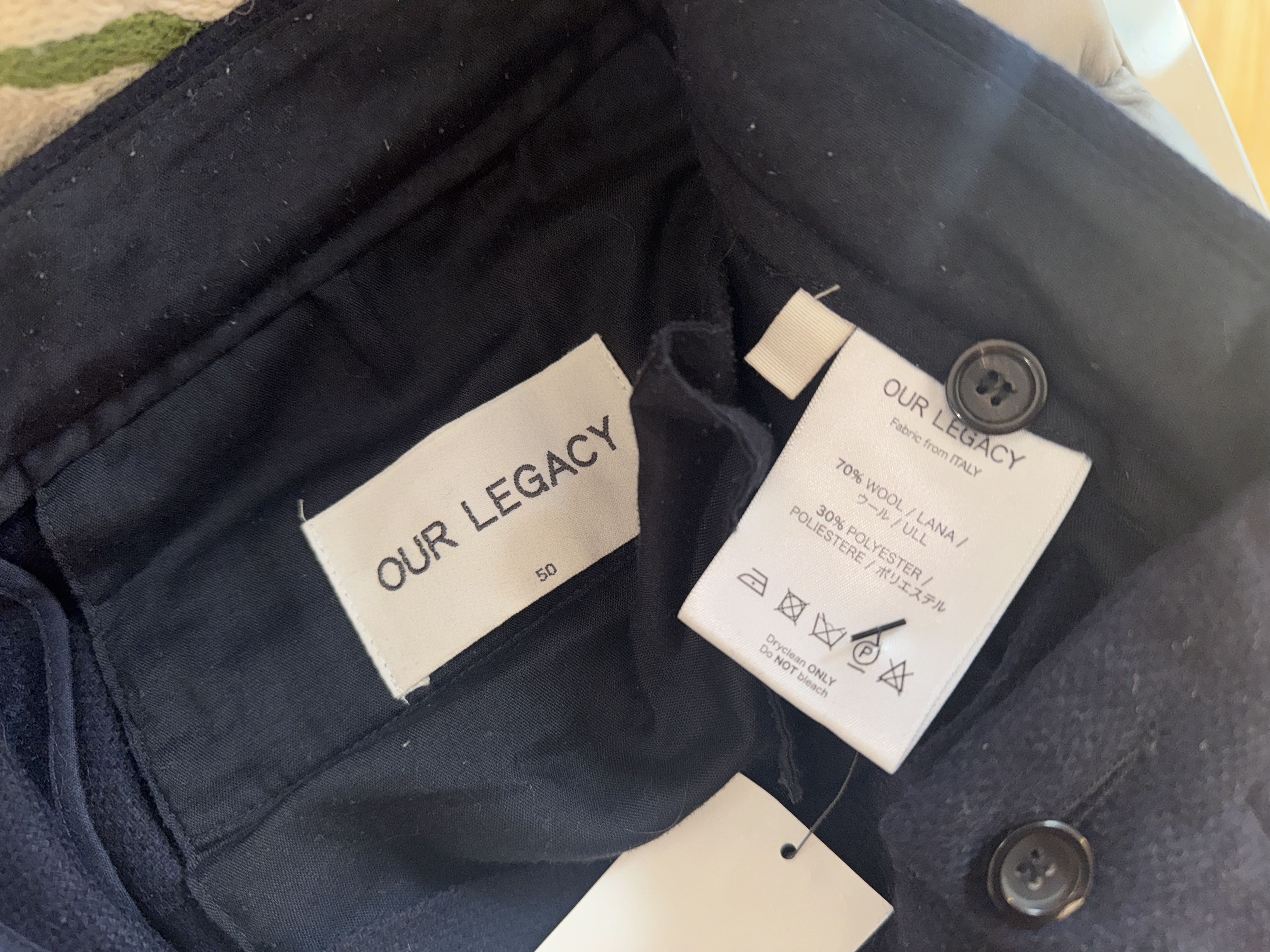 Grey Liquid Metal Effect Trousers