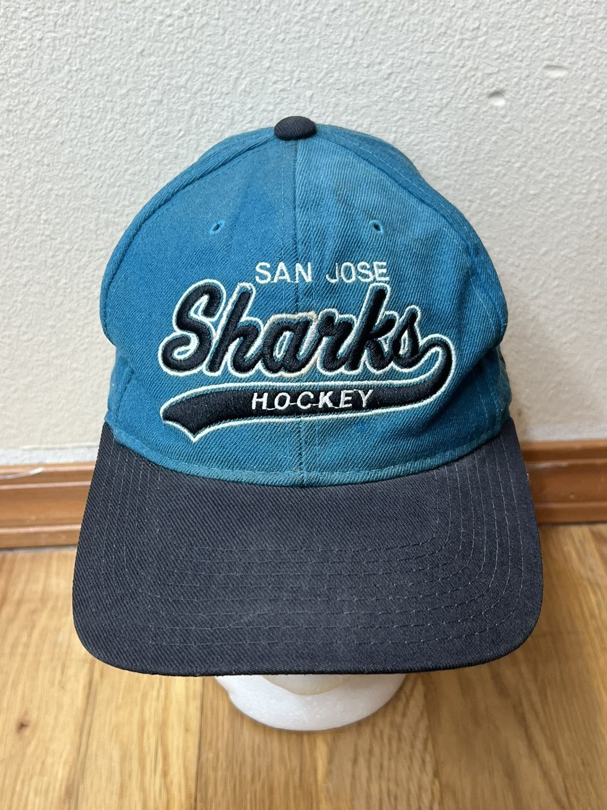 Starter Starter Vintage San Jose Sharks Natural Wool Tailsweep Hat Size ONE SIZE - 6 Thumbnail