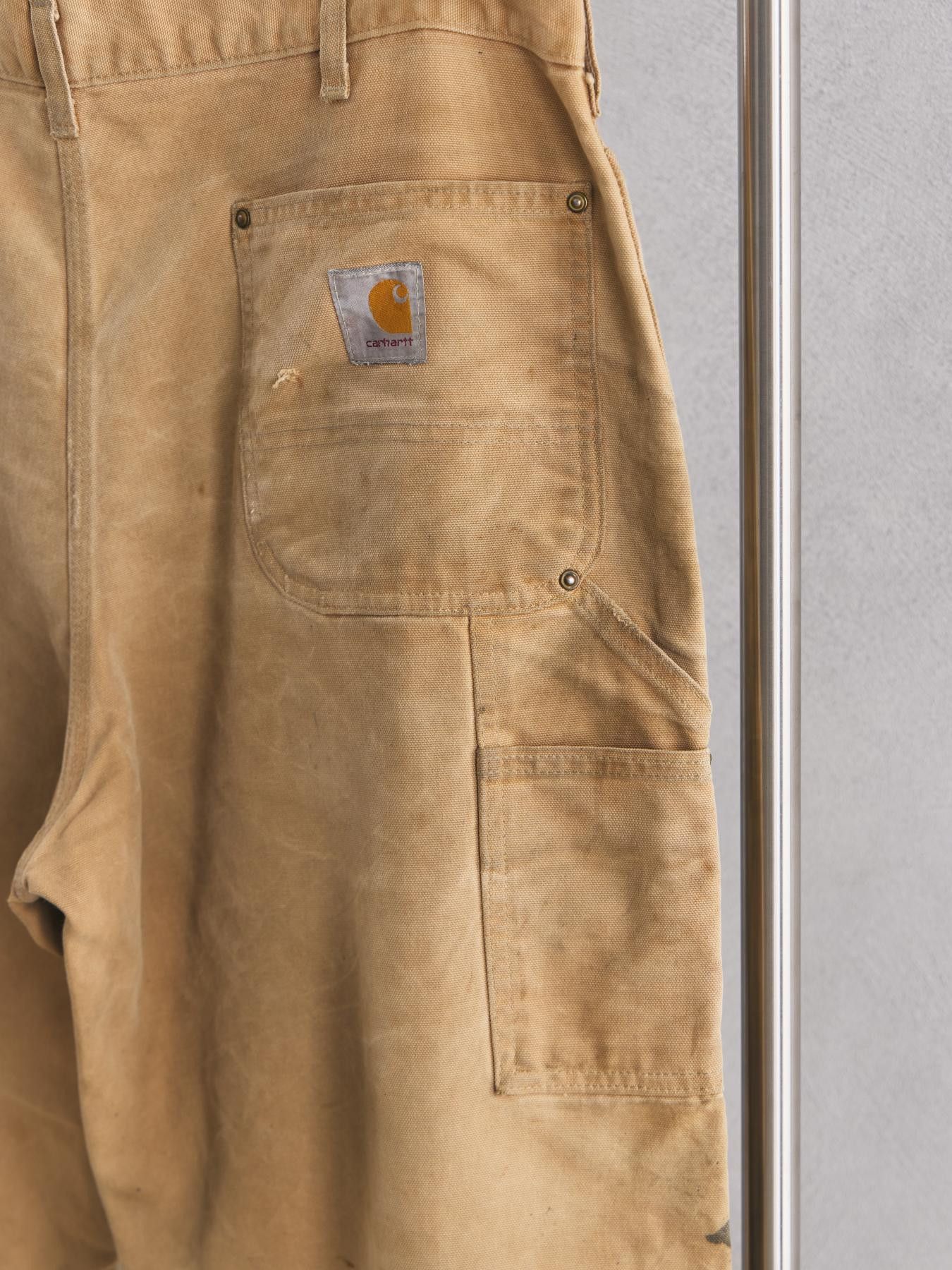 Carhartt Heavy Used Carhartt Double Knee Pant - khaki Size US 35 - 4 Thumbnail