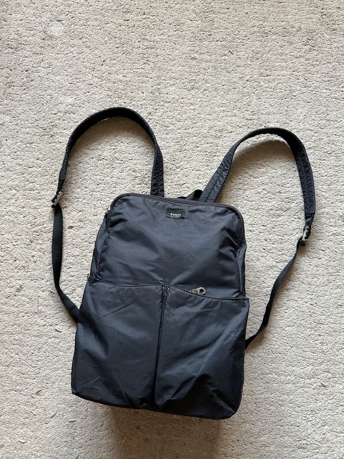 Yohji Yamamoto 2000s Yohji Yamamoto Y’saccs Nylon Backpack Size ONE SIZE - 2 Thumbnail