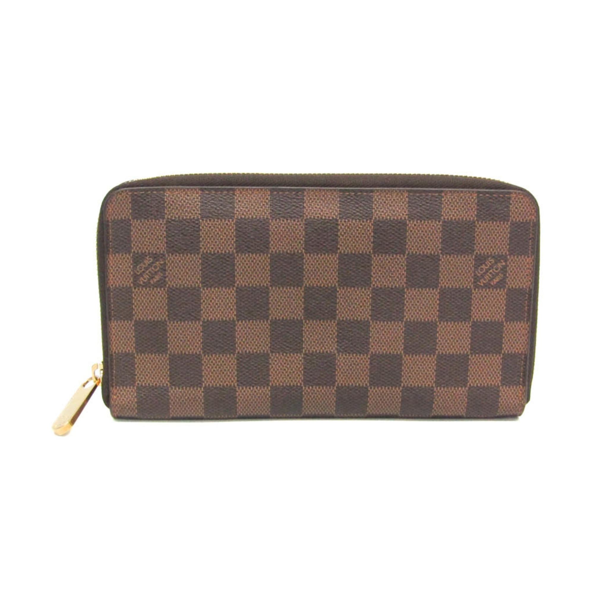 Louis Vuitton Louis Vuitton Damier Zippy Organizer N60003 Men,Women Damier Canvas Long Wallet (bi-fold) Ebene Size ONE SIZE - 1 Thumbnail