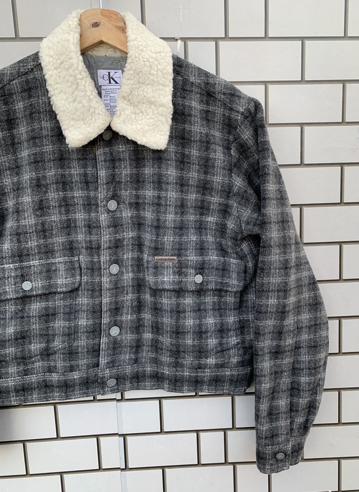 Calvin Klein × Vintage Vintage Calvin Klein Jeans Cropped Jacket Size US S / EU 44-46 / 1 - 10 Thumbnail