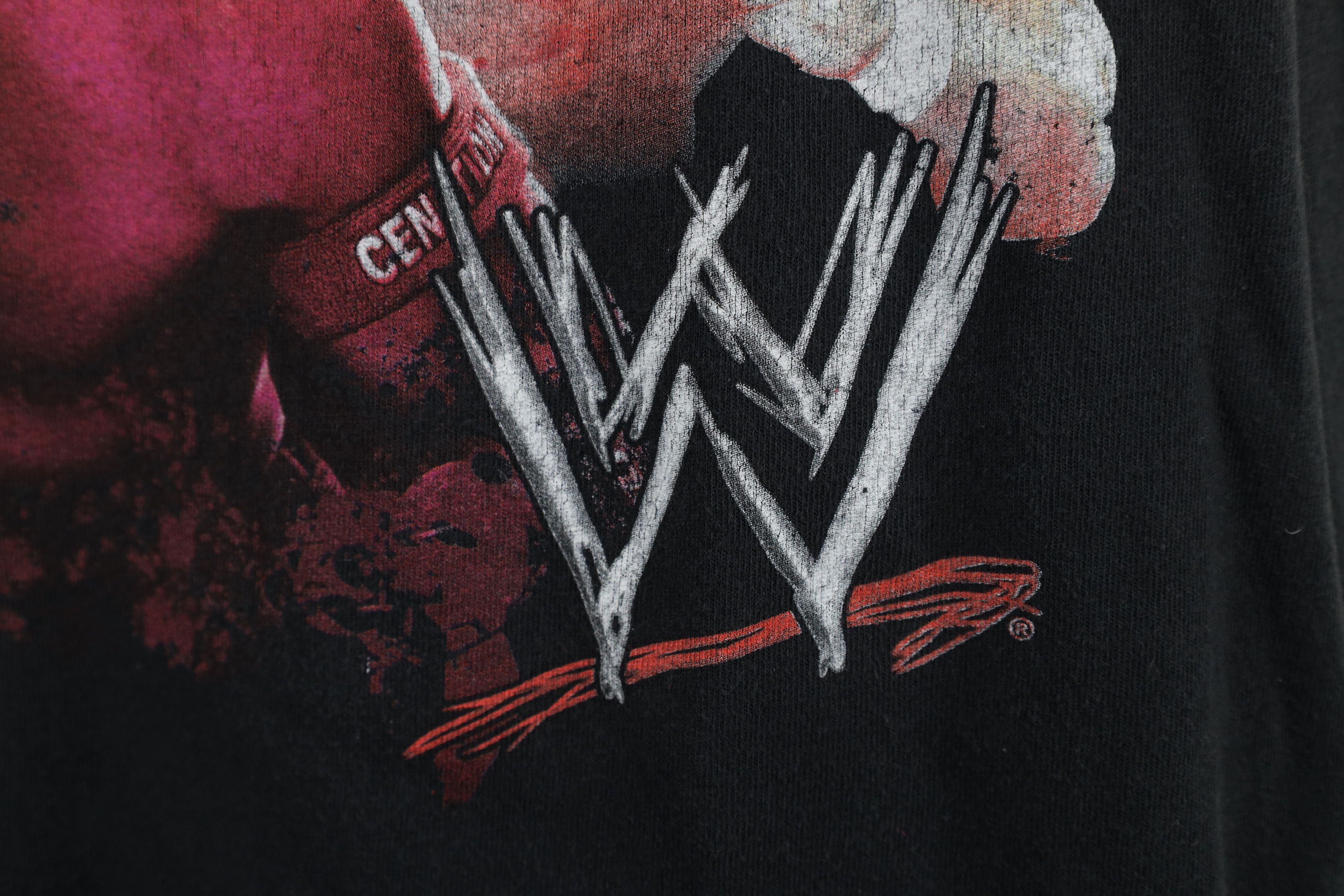 Vintage Y2K WWE Wrestling CM Punk Cena Undertaker Triple H T-Shirt Size US XL / EU 56 / 4 - 4 Thumbnail