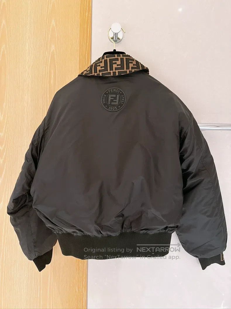 Fendi Fendi Double-Sided FF Full Logo Short Jacket 40 Size Monog Size XS / US 0-2 / IT 36-38 - 4 Thumbnail