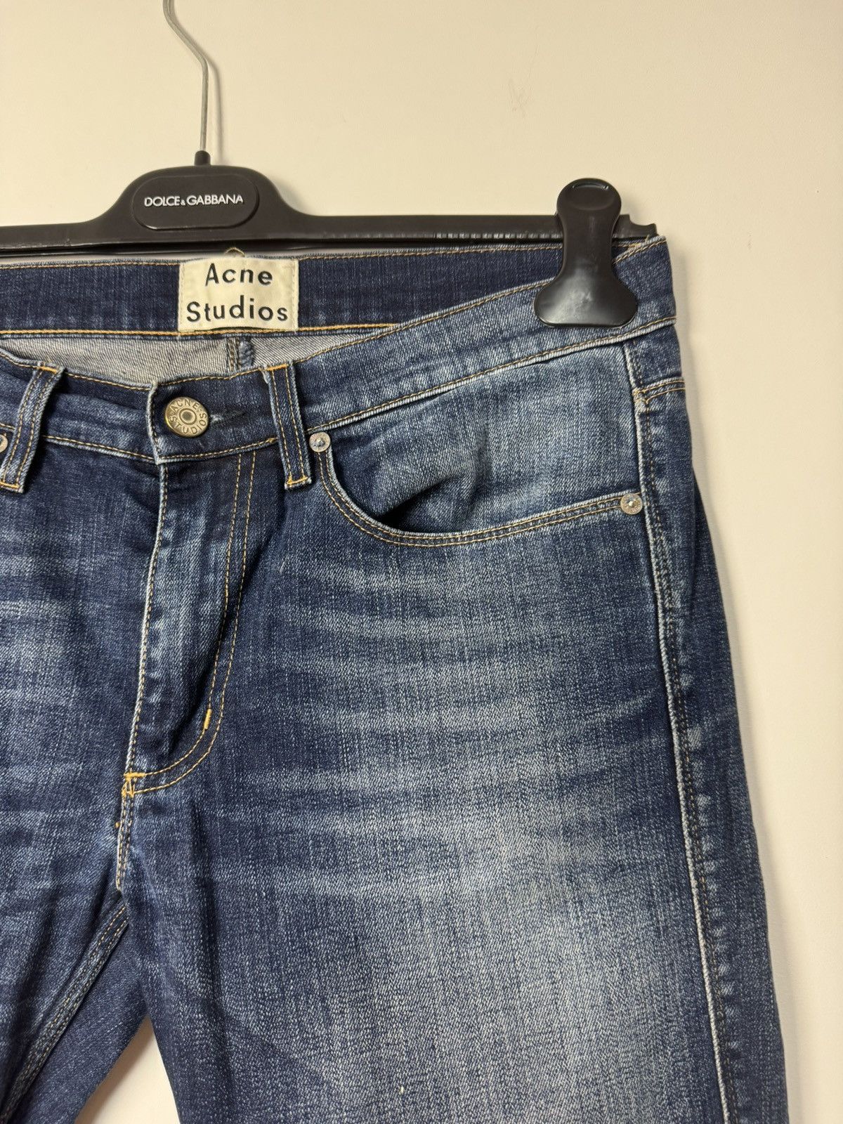 Acne Studios Acne Studios Max Prince Mid Wash Jeans Luxury Designer Size US 30 / EU 46 - 5 Thumbnail