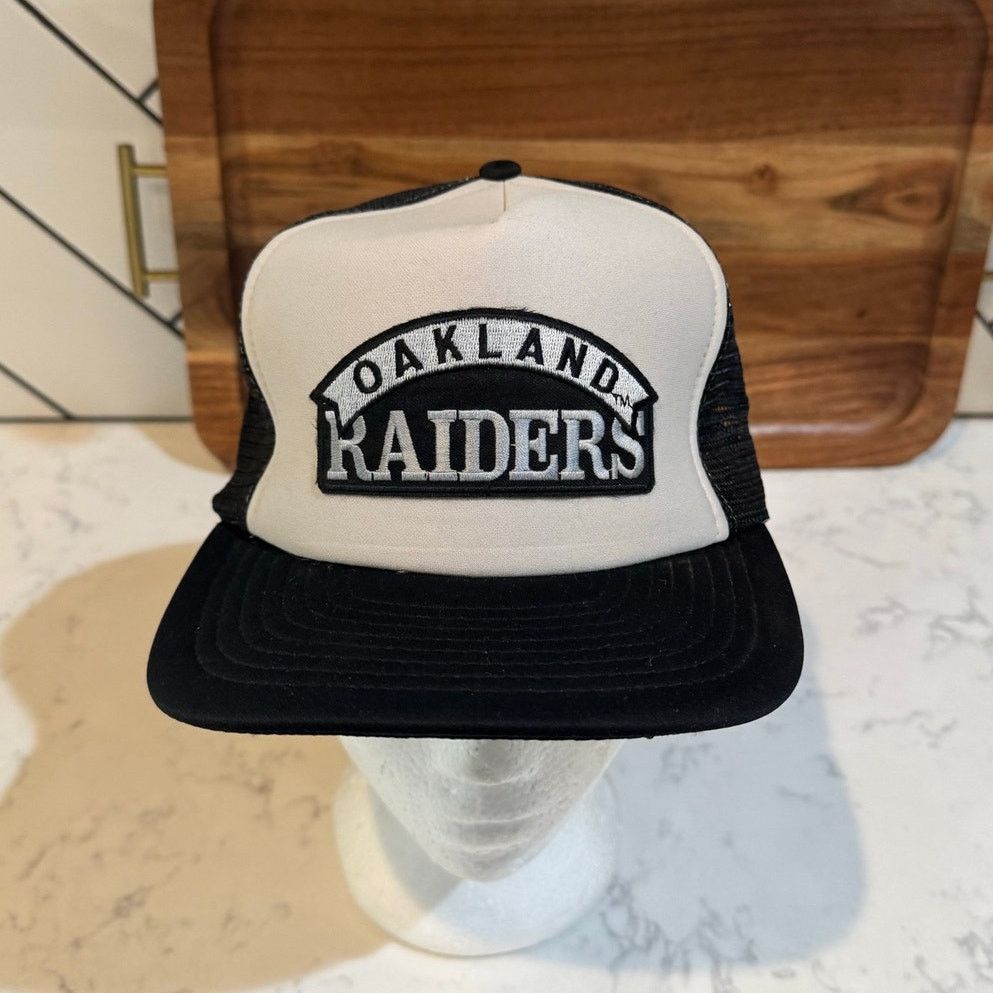 Vintage Rare vintage Speedway 80s Oakland Raiders trucker snapback Size ONE SIZE - 1 Thumbnail