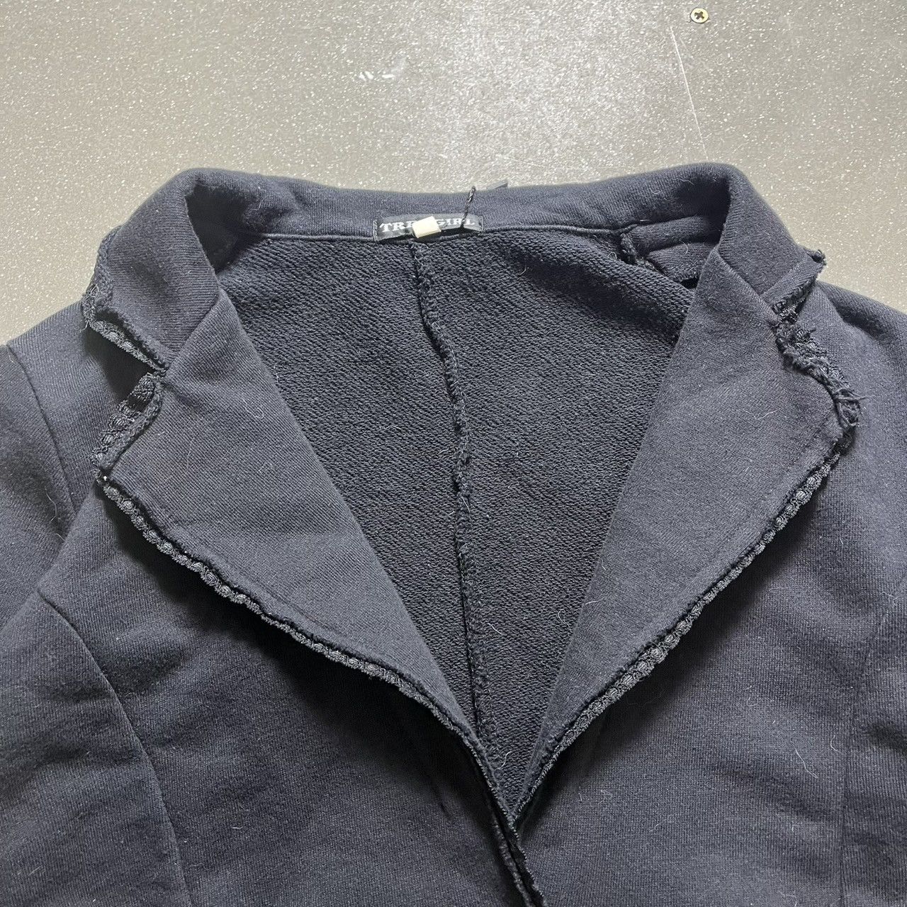 If Six Was Nine × Japanese Brand × Le Grande Bleu (L.G.B.) TRPP GIRL Japanese Brand Fleece Blazer Jacket Size L / US 10 / IT 46 - 4 Thumbnail