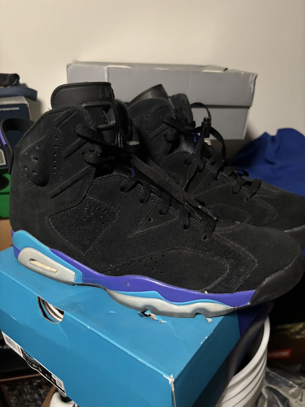 Jordan Brand × Nike Jordan 6 aqua Size US 12.5 / EU 45-46 - 1 Thumbnail