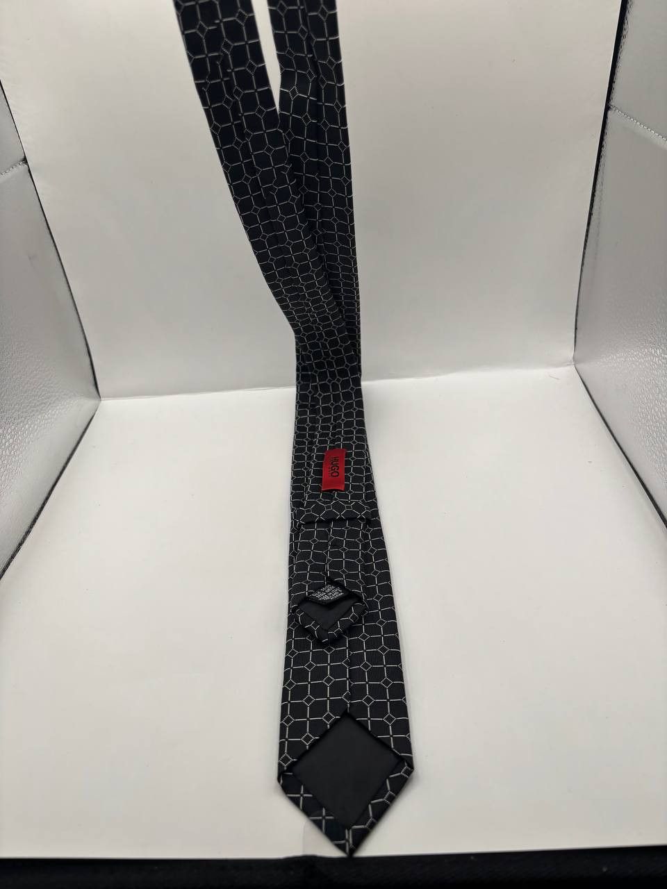 Hugo Boss Hugo Boss Silk Geometric Tie - Made in Italy Size ONE SIZE - 7 Thumbnail