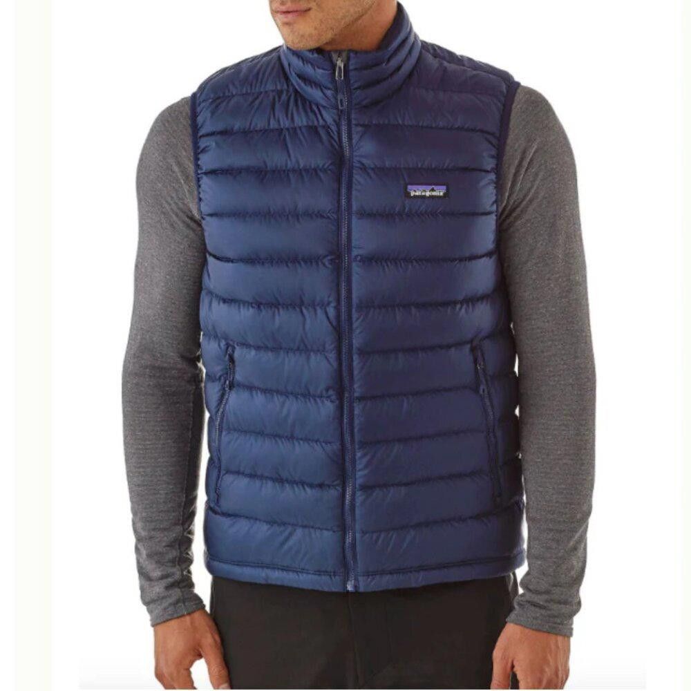 Patagonia Patagonia Goose Down Puffer Vest Navy Blue 84622 Full Zip Size US XS / EU 42 / 0 - 1 Thumbnail