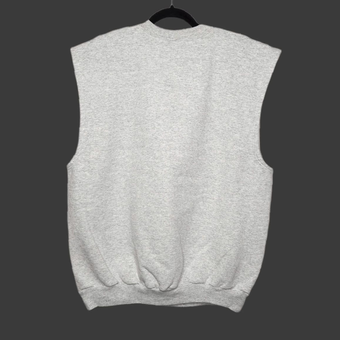 Vintage VINTAGE Looney Tunes Warner Bros Six Flags 90s Sleeveless Sweatshirt XXL Gray Unisex Adults Pullover Sweatshirt 2XL Size US XXL / EU 58 / 5 - 7 Thumbnail