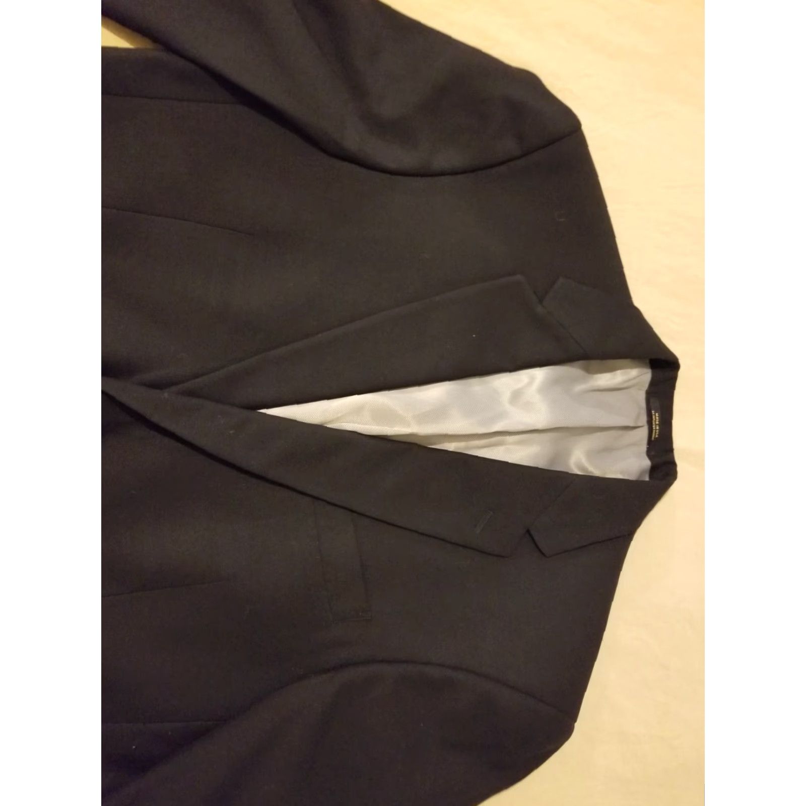 Hart Schaffner Marx VINTAGE Hart Schaffner Marx Sports Jacket Blazer 42L Navy Blue Mens 3-in-1 Wool Blazer Big & Tall Blue Sports Men Jacket Size 42R - 2 Thumbnail