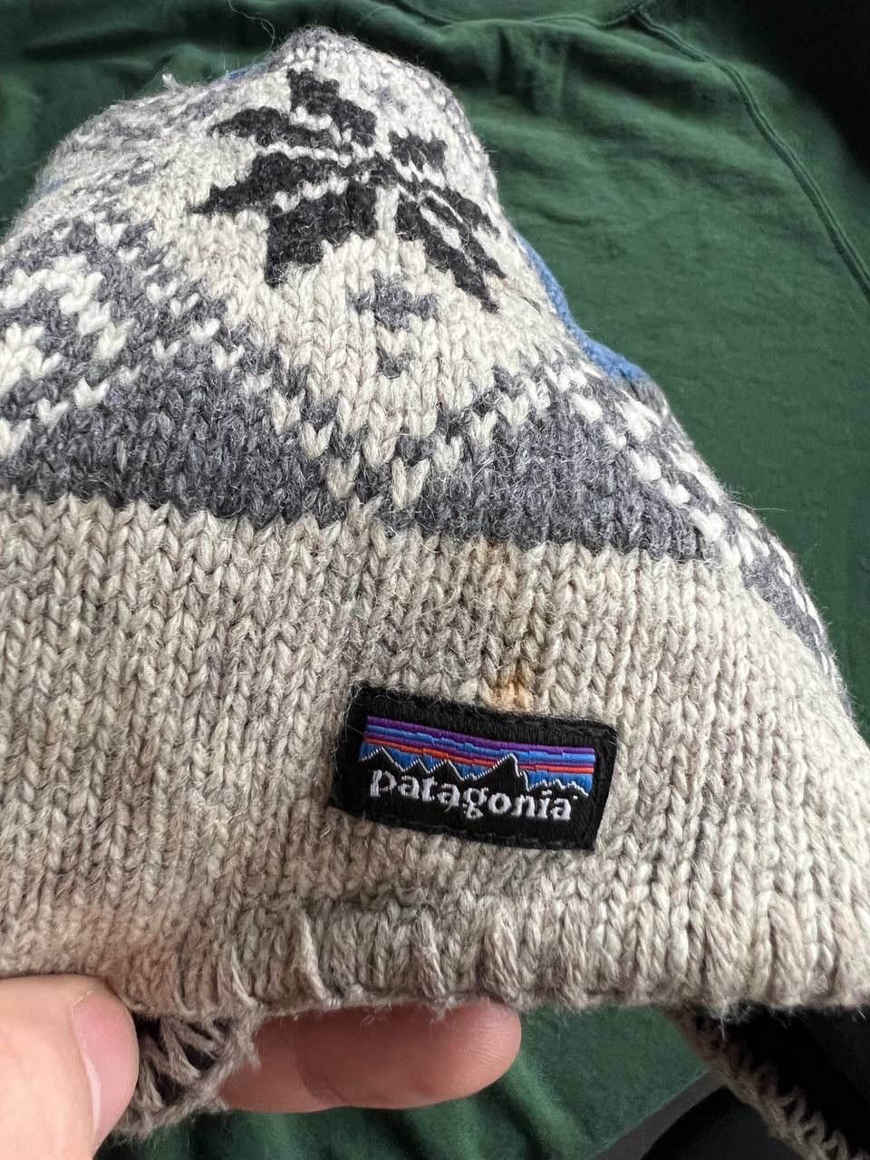 Patagonia × Vintage Vintage Patagonia Knit Trapper Hat Ushanka Earflap Size ONE SIZE - 5 Thumbnail