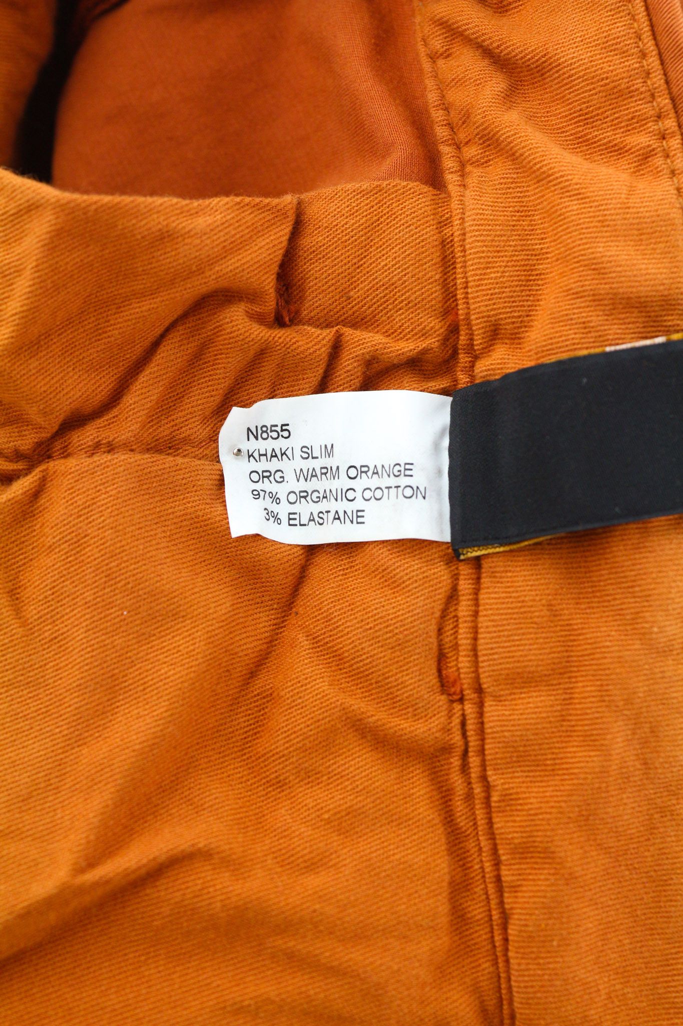 Nudie Jeans KHAKI SLIM W29/L32 Organic Warm Orange Zip Chino 82559 Size US 29 - 7 Thumbnail