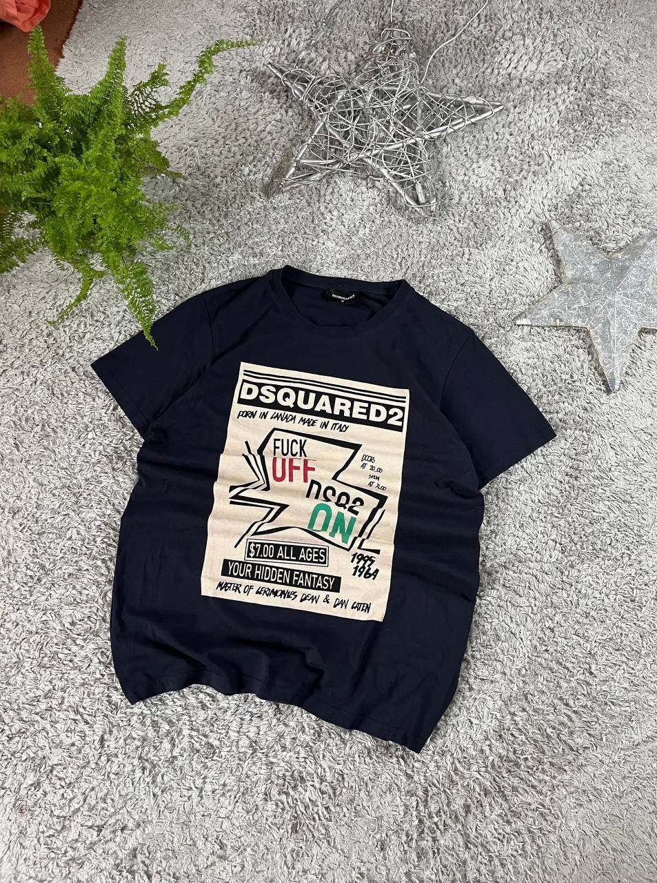 Designer × Dsquared2 Dsquared 2 T-Shirt Streetwear Big Logo Rare Drip Size US M / EU 48-50 / 2 - 2 Thumbnail