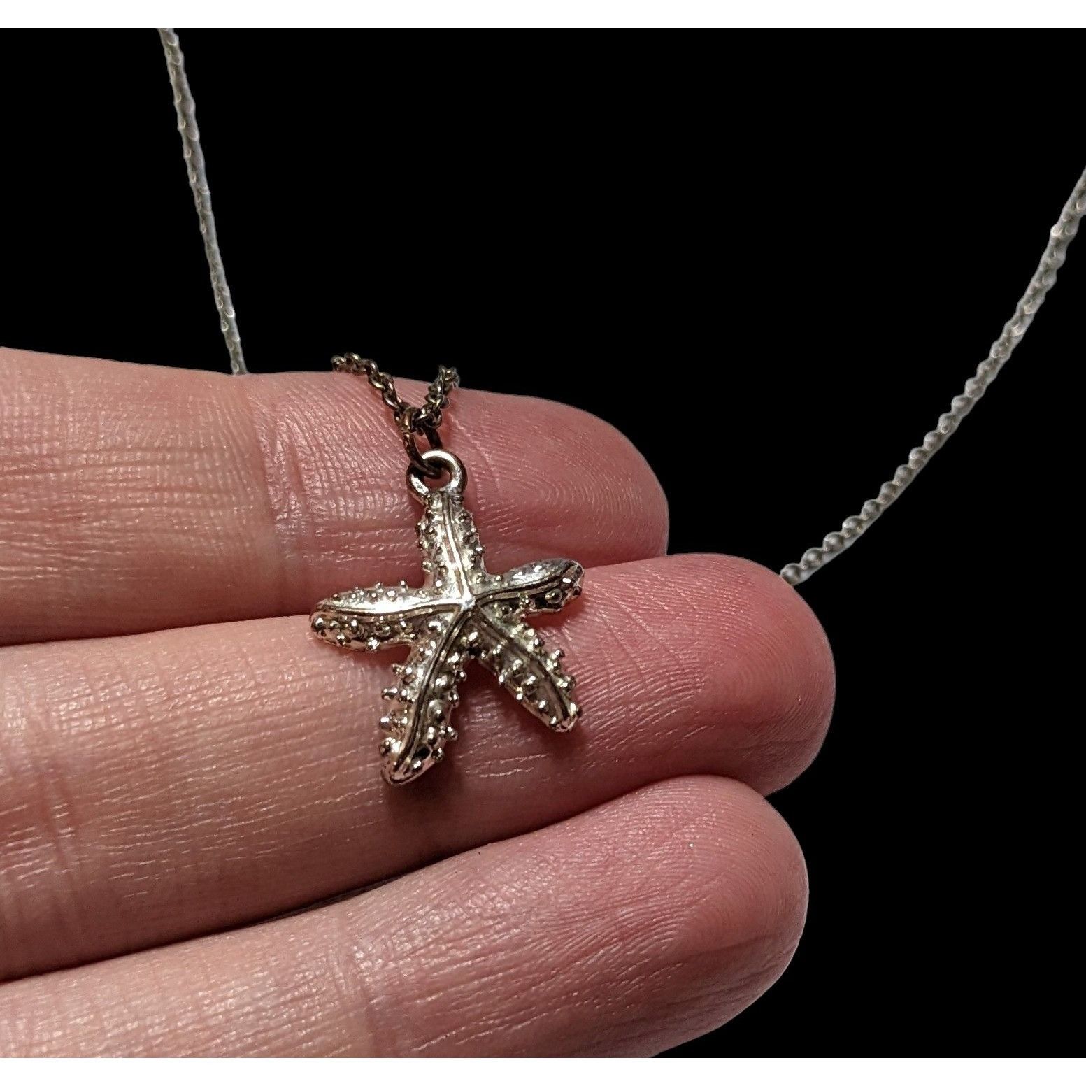 Other Minimalist Silver Starfish Necklace Size ONE SIZE - 4 Thumbnail